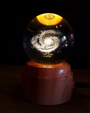 Galaxy Gezegen Tasarımlı Dönen Masa Lambası