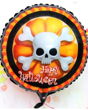 Halloween Kuru Kafa Folyo Balon 18 inç