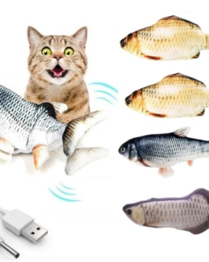 Hareketli Balık Kedi Oyuncağı Şarjlı
