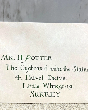 Harry Potter Davet Mektubu 10'lu