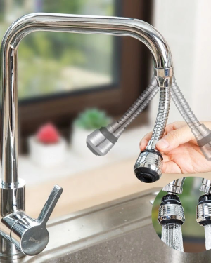 Hortumlu Esnek Su Tasarruflu 2 Modlu Musluk Başlığı