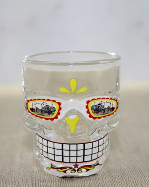 İstanbul Temalı Cam Kurukafa Shot Bardak