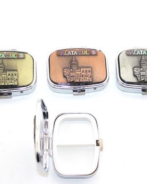 İstanbul Temalı Enfiye Kutusu Galata Kulesi Baskılı