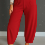 Kadın Yüksek Bel Krep Pantolon