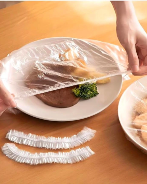 Lastikli Tencere Ve Tabak Bonesi 100 Adet (22cm)