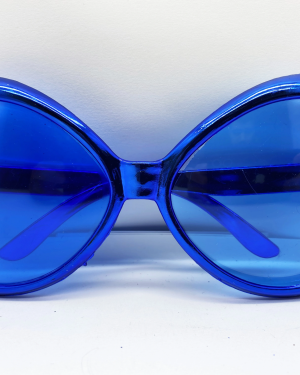 Mavi Renk Yeşilçam Nostalji 80li Yıllar 90lı Yıllar Parti Gözlüğü 7x16 cm