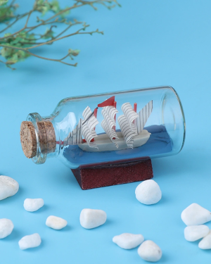 Mini Boy Şişe İçerisinde Gemi Maketi