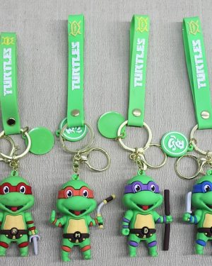 Ninja Kaplumbağalar Silikon Anahtarlık