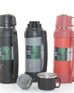 Paslanmaz Çelik Çift Katmanlı Termos 1.2 Lt Model 1