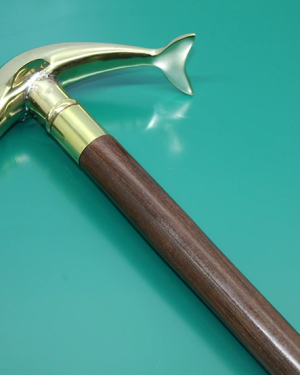 Pirinç Yunus Balıklı Baston