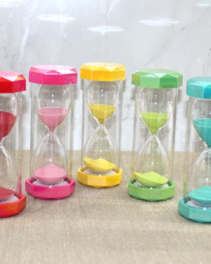 Plastik Çerçeveli Renkli 5 Dk Kum Saati