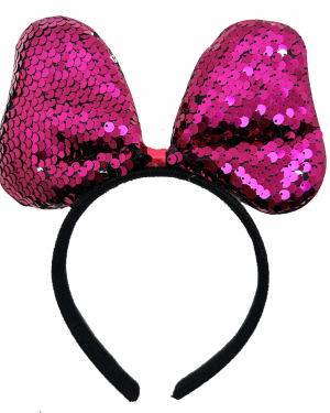 Renk Değiştiren Fiyonk Parti Tacı Fuşya Gümüş