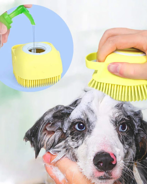 Şampuan Hazneli Kedi Köpek Yıkama Kesesi