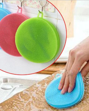 Silikon Bulaşık Yıkama Fırçası Tükenmeyen (2 Adet)