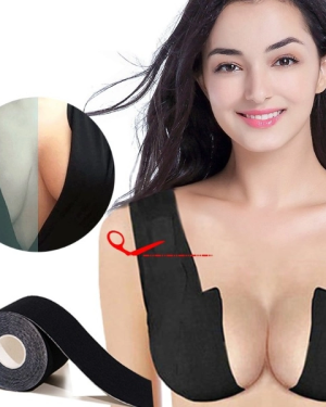Siyah Renk Göğüs Dikleştirici Bant