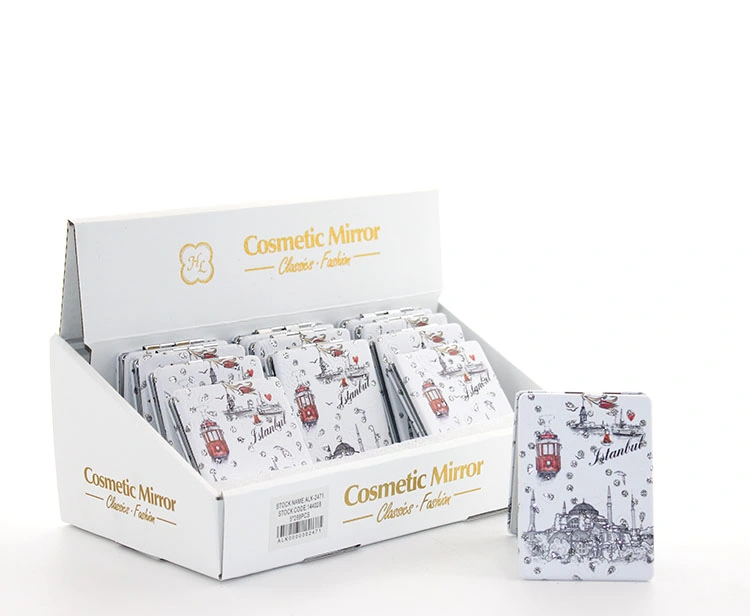 Taşlı İstanbul Tasarımı El Aynası İnce Model 26