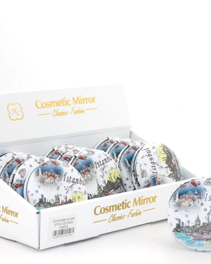 Taşlı İstanbul Tasarımı El Aynası Kalın Model 4