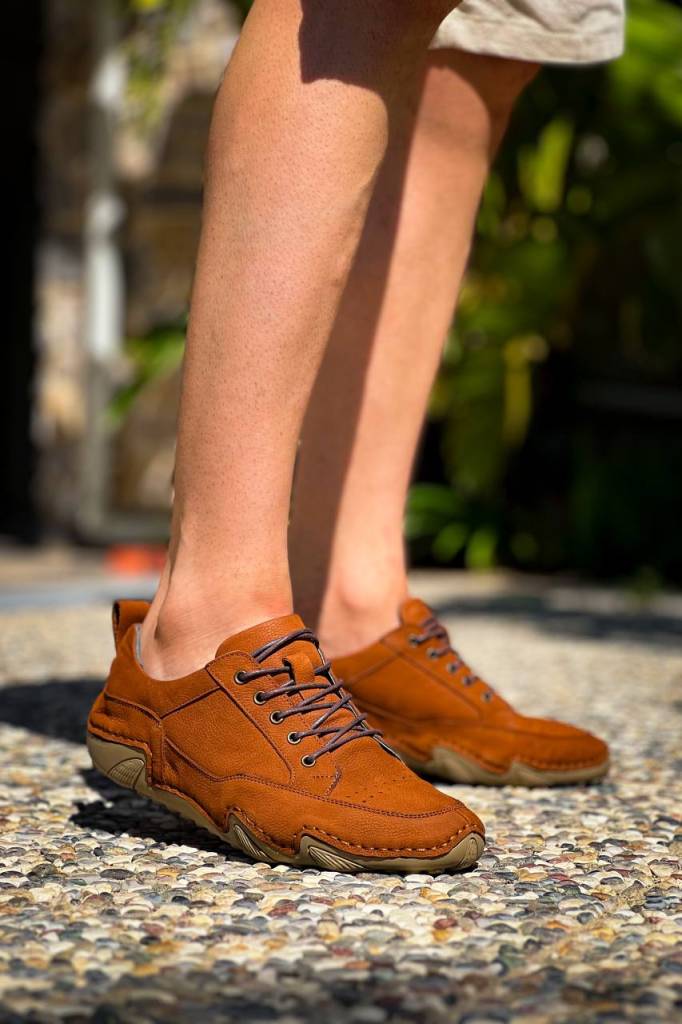 KBDX1 Kuback Taba Deri Günlük Erkek Ayakkabı