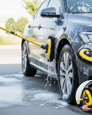 Teleskopik Saplı Kuru Islak Oto Yıkama Fırçası