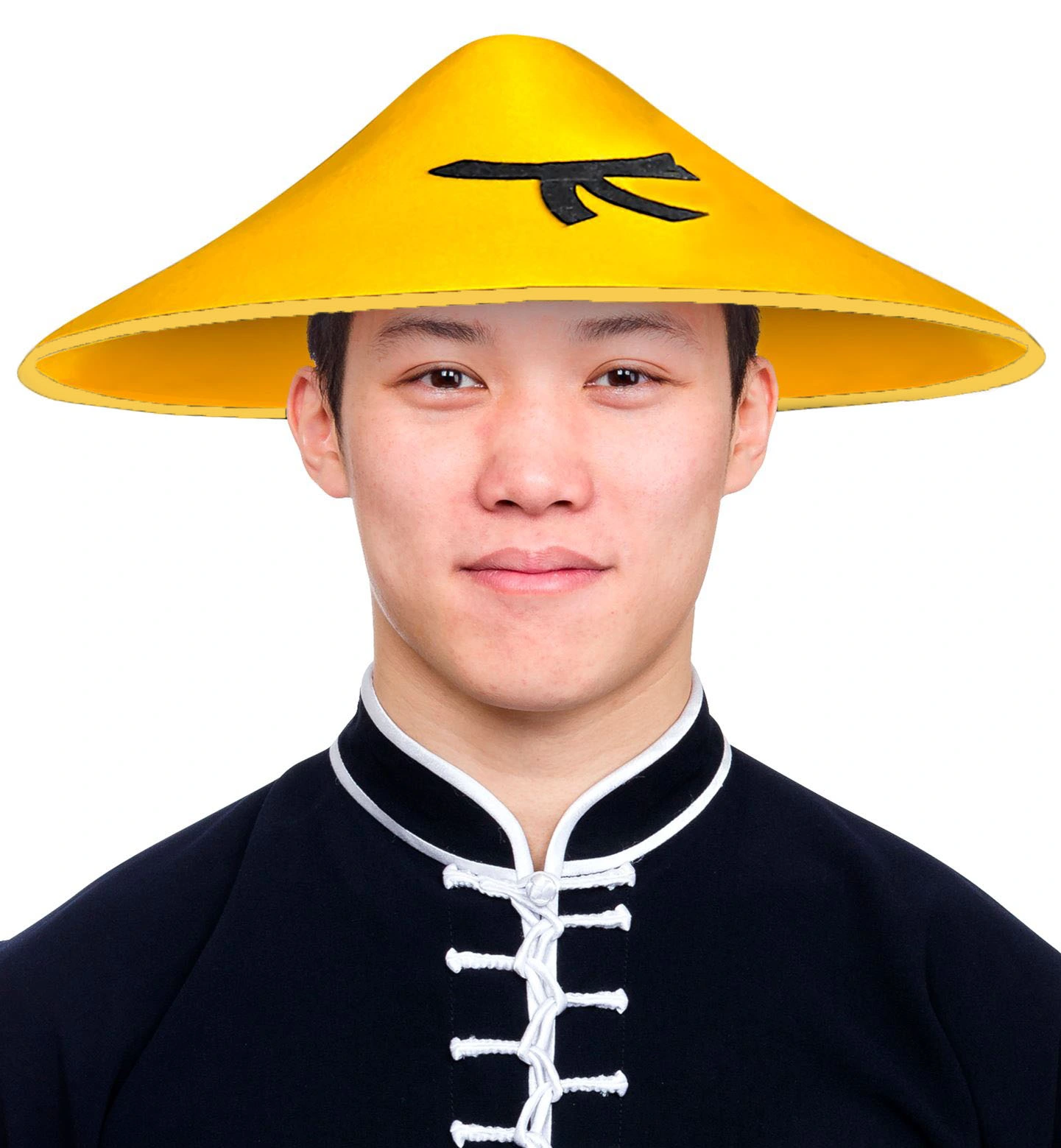 Uzak Doğu Asyalı Şapkası Sarı Renk