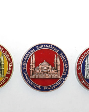 Yöresel Sultanahmet Magnet Yuvarlak Tasarım