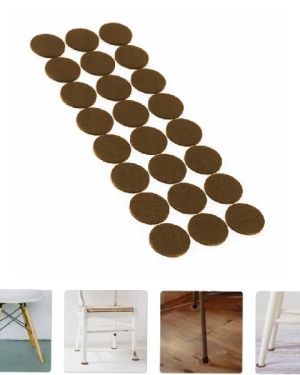 Yuvarlak Mobilya Koruyucu Keçe 24'lü Paket
