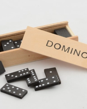 Ahşap Kutulu Domino Oyunu Model 2