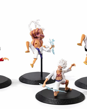 Anime One Piece Luffy Figürü 4'lü Set