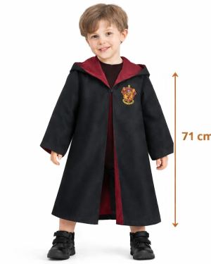 Harry Potter Tarzı Çocuk Cübbesi 2-4 Yaş