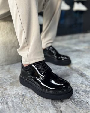 KB-X16 Kuback Kömür Rugan Günlük Erkek Ayakkabı