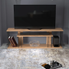 Tv Sehpası Tv Ünitesi Raflı 140 Cm Gzd Plus Atlantik Çam
