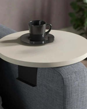 Yan Sehpa Ayarlanabilir Tepsi Dekoratif Modern Tepsi GORDİON