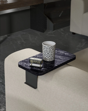 Yan Sehpa Ayarlanabilir Tepsi DİKDÖRTGEN Dekoratif Modern Yatay Dikey Koltuk Sehpası BENDİR