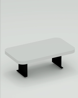 Yan Sehpa Ayarlanabilir Tepsi DİKDÖRTGEN Dekoratif Modern Yatay Dikey Koltuk Sehpası BEYAZ