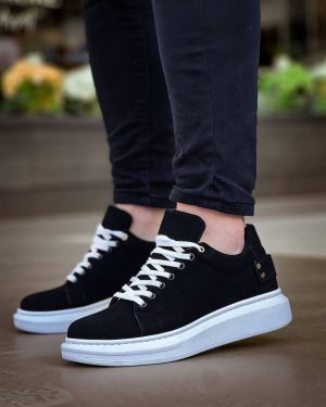 KB047  Kuback Siyah Süet Günlük Erkek  Ayakkabı